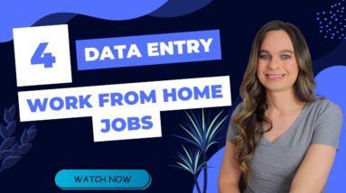 4 DATA ENTRY (Non-Phone) Work From Home Jobs Hiring Now In 2023 | $18 Hour | No Degree