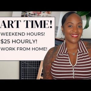 WEEKEND JOB! PART TIME $25 HOURLY WORK FROM HOME JOB HIRING NOW!