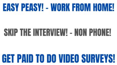 Easy Peasy! - Work From Home Job | Skip The Interview! - Non Phone! Get Paid to Do Surveys