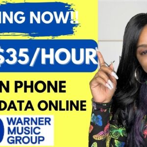 🔥$25-$35 PER HOUR TO ENTER DATA ONLINE I WMG REMOTE JOBS I WORK FROM HOME 2023
