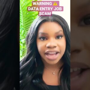 ⚠️ WARNING! DATA ENTRY JOB SCAM! #dataentry #workfromhome #shorts
