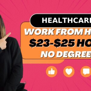 $23 To $25 Hour HEALTHCARE Work From Home Job With No Degree Needed | USA | Pharmacy Support