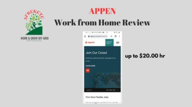 Appen Pay up to $20.00 hr | Appen work at home Job review