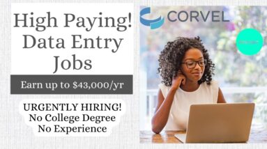 HIGH PAYING DATA ENTRY JOBS | EARN $43,000/YEAR | NO DEGREE | REMOTE | PERFECT FOR INTROVERTS