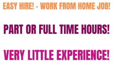 Easy Hire! Part - Full Time Hours! Very Little Experience Work From Home Job No Degree Online Job
