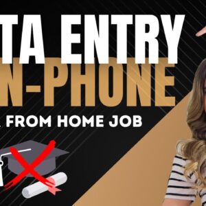 DATA ENTRY (Non-Phone) Work From Home Job Hiring Now In 2023! No Degree | Won’t Last - Apply Fast!