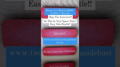 People Making $900- $2000 A Month! Work From Home Job www.twochickswithasidehustle.com