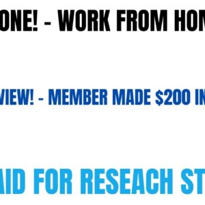Non Phone!  Member Made $200 In An Hour No Interview Get Paid To Do Research Studies Work From Home