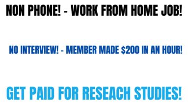 Non Phone!  Member Made $200 In An Hour No Interview Get Paid To Do Research Studies Work From Home