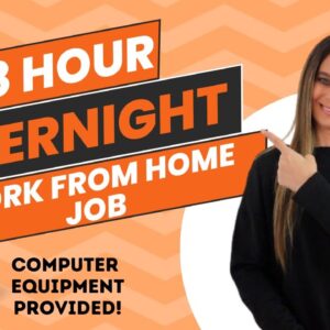 $18 Hour OVERNIGHT Work From Home Job | Computer Equipment Provided | No Degree Needed | Help Desk