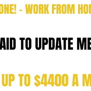 Non Phone Work From Home Job | Get Paid To Update Menus | Up To $4400 A Month | Online Job