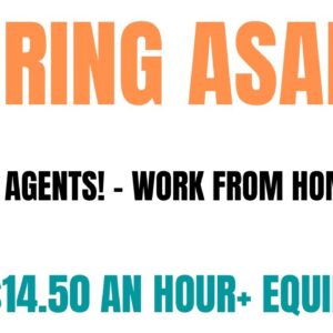 Hiring ASAP!  Leasing Agents - Work From Home Job | Full & Part Time Up To $14.50 + Equipment