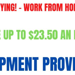 High Paying Work From Home Job |Make $19.50 - $23.50 An Hour |No Degree Work At Home Jobs Hiring Now