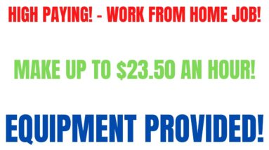 High Paying Work From Home Job |Make $19.50 - $23.50 An Hour |No Degree Work At Home Jobs Hiring Now