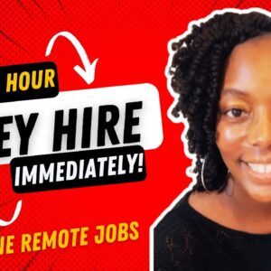 They Hire Immediately!!! $30 Per Hour!!! Hiring Immediately!!! Non Phone Work From Home Jobs