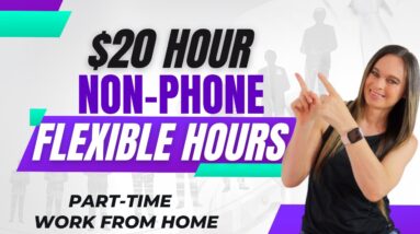 Part-Time Up To $20 Hour Non-Phone Flexible Hours Work From Home Job Maintaining Employee Records