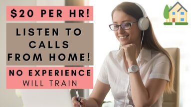 NO PHONE REMOTE JOB! *LISTEN TO CALLS* NO EXPERIENCE WILL TRAIN! NON PHONE WORK FROM HOME JOBS 2023