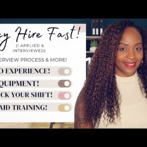 GET HIRED FAST! WITH NO EXPERIENCE! PAID TRAINING, EQUIPMENT & BENEFITS! WORK FROM HOME JOB + TIPS!