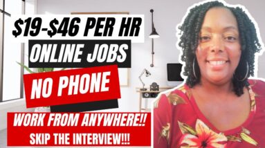 No Talking Jobs!!! $19-$46 Per Hour!!! Set Your Own Schedule| Hiring Now