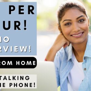 NO TALKING REMOTE JOB! NO INTERVIEW OR RESUME! $46 PER HR! NON PHONE WORK FROM HOME JOBS 2023