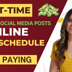 Part-Time HIGH PAYING Work From Home Job Reviewing Social Media Posts | Flexible Scheduling | USA