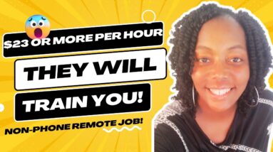 They Will Train You!!! $23 or More Per Hour!!! Hiring Immediately!!! Non Phone Work From Home Job