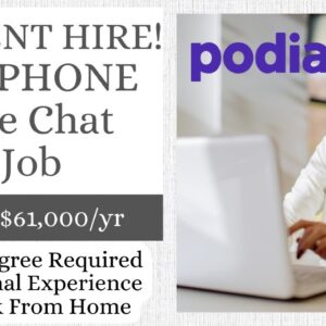 URGENT HIRE! NON-PHONE LIVE CHAT JOB | $61K/YR | WORK FROM HOME | NO DEGREE | MINIMAL EXPERIENCE