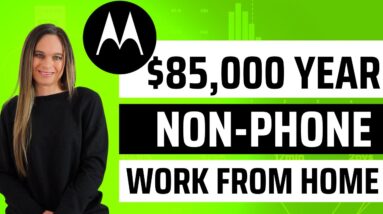 MOTOROLA Hiring NON-PHONE Work From Home Job | $70,000 To $85,000 Year | USA No State Restrictions