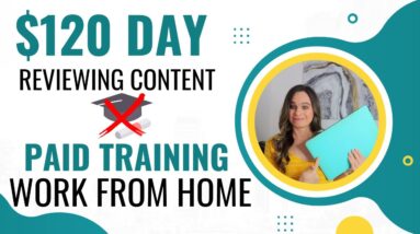 $120 Day NON-PHONE Work From Home Job Reviewing User Posted Content | Paid Training & No Degree