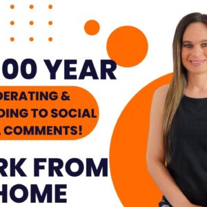 $65,000 - $75,000 Year Working From Home Moderating & Responding To Social Media Posts |USA & Canada