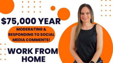 $65,000 - $75,000 Year Working From Home Moderating & Responding To Social Media Posts |USA & Canada