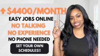 NO EXPERIENCE NON PHONE JOBS! MAKE $3100-$4400 A MONTH I PAYPAL PAYMENT OPTION I WORK FROM HOME 2023
