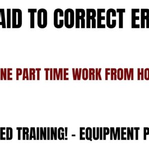 Get Paid To Correct Errors | Non Phone Part Time Work From Home Job | Equipment Provided Online Job