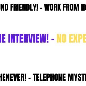 Background Friendly! Skip The Interview! - No Experience Work From Home Job Work When You Want!