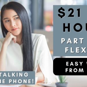 NEW! NO PHONE REMOTE JOB! $21 PER HR PART TIME FLEXIBLE! NON PHONE WORK FROM HOME JOBS 2023