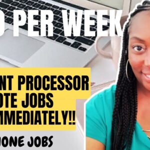 They Hire Immediately!! $600 Per Week!!! No Degree Jobs| Non Phone Jobs