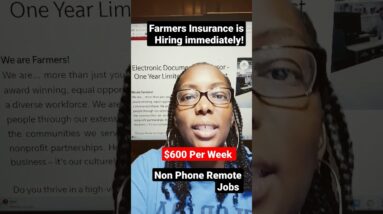 They Hire Immediately!! $600 Per Week!!! No Degree Jobs| Non Phone Jobs#shorts