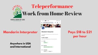 Teleperformance Pay $18 to $21 per hr |Mandarin Interpreter/Work from Home Review US & International