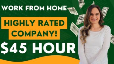 Very Highly Rated! $31 To $45 Hour Work From Home Job With No Degree Needed | USA All States!