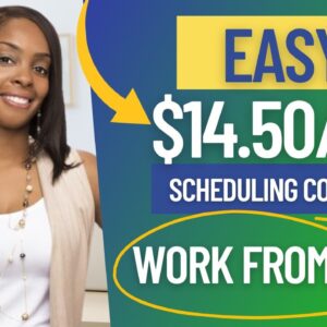 $14.50/HR EASY PART TIME WORK FROM HOME JOBS| SCHEDULE CONTENT | REMOTE JOBS