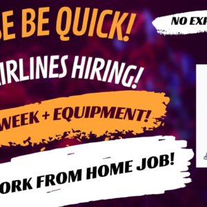 Please Be Quick! Delta Airlines Hiring! Work From Home Job | $570 A Week + Equipment No Experience!