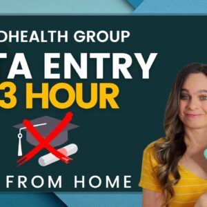UnitedHealth DATA ENTRY (Non-Phone) Work From Home Job 2023 | $16 - $23 Hour | No Degree | USA