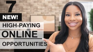 Earn Up to $28/HOUR From These 7 HIGH-PAY Online Jobs NOW HIRING! Don't Miss out - Apply ASAP!