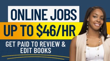 5 REMOTE ONLINE JOBS! GET PAID TO REVIEW & EDIT AMAZON BOOKS | NO INTERVIEW | WORK FROM HOME JOBS