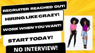 Recruiter Reached Out! Hiring Like Crazy Start Today! Mystery Shop Side Hustle Best Side Hustle 2023