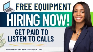 🔥2 ONLINE JOBS AT HOME| NO TALKING | GET PAID TO REVIEW CALLS ( EQUIPMENT PROVIDED) WORK FROM HOME