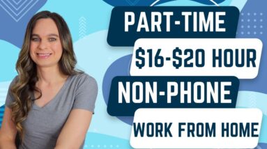 Part-Time $16 To $20 Hour Non-Phone Work From Home Job As A Virtual Content Moderator | No Degree