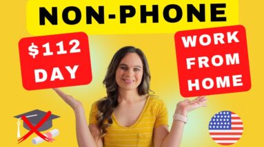 Non-Phone $112 Day Entering & Processing Reimbursement Requests Work From Home Job |No Degree Needed