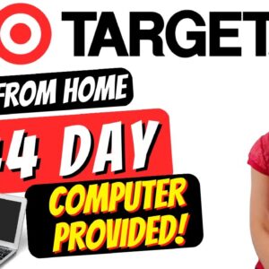 TARGET Red Card Hiring $144 Day Work From Home Job With COMPUTER Provided | No Degree Needed | USA