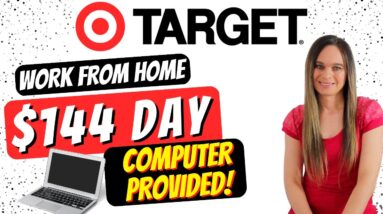 TARGET Red Card Hiring $144 Day Work From Home Job With COMPUTER Provided | No Degree Needed | USA